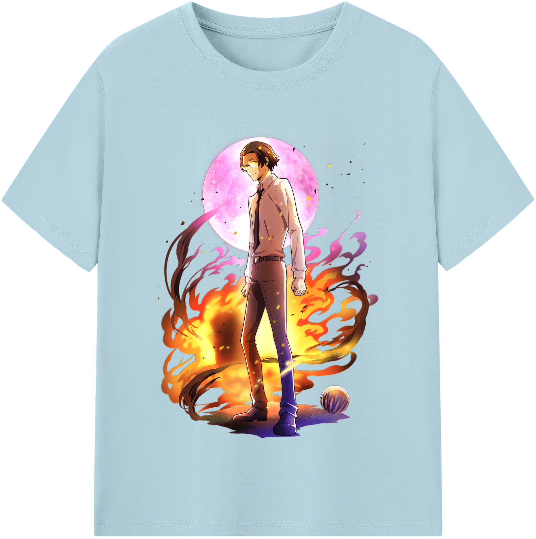 （画像用） 文豪ストレイドッグス Bungo Stray Dogs 綿100％半袖Tシャツ（フロントプリント）
